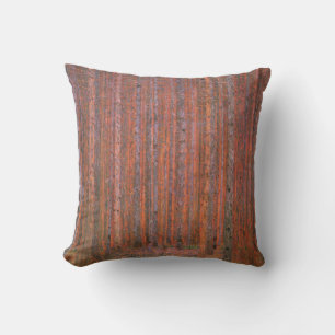 Gustav Klimt Fir Forest Tannenwald Red Trees Cushion