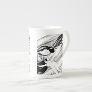 Gustav Klimt - Fish Blood Surreal Japanese Art Bone China Mug