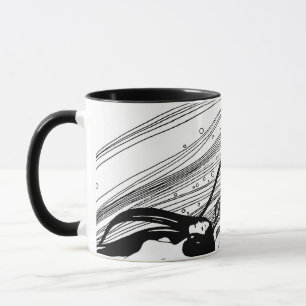 Gustav Klimt - Fish Blood Surreal Japanese Art Mug