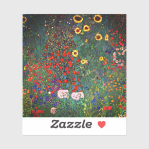Gustav Klimt Flower Garden