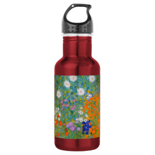 Gustav Klimt - Flower Garden 532 Ml Water Bottle