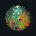 Gustav Klimt Flower Garden 6 Cm Round Badge<br><div class="desc">Button featuring Gustav Klimt’s oil painting Flower Garden (1906). A beautiful garden of purple,  red,  white,  blue,  and orange flowers. A great gift for fans of Art Nouveau and Austrian art.</div>