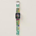 Gustav Klimt Flower Garden Apple Watch Band<br><div class="desc">Apple Watch Band featuring Gustav Klimt’s oil painting Flower Garden (1906). A beautiful garden of purple,  red,  white,  blue,  and orange flowers. A great gift for fans of Art Nouveau and Austrian art.</div>