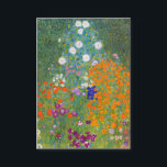 Gustav Klimt: Flower Garden Business Card<br><div class="desc">A beautiful classic business card featuring a colourful flower garden,  painted by the Austrian symbolist painter Gustav Klimt.</div>