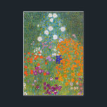 Gustav Klimt: Flower Garden Business Card<br><div class="desc">A beautiful classic business card featuring a colourful flower garden,  painted by the Austrian symbolist painter Gustav Klimt.</div>