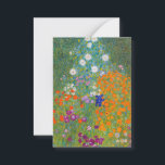Gustav Klimt - Flower Garden Card<br><div class="desc">Flower Garden - Gustav Klimt in 1905-1907</div>