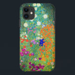 Gustav Klimt Flower Garden iPhone 11 Case<br><div class="desc">iPhone Case featuring Gustav Klimt’s oil painting Flower Garden (1906). A beautiful garden of purple,  red,  white,  blue,  and orange flowers. A great gift for fans of Art Nouveau and Austrian art.</div>