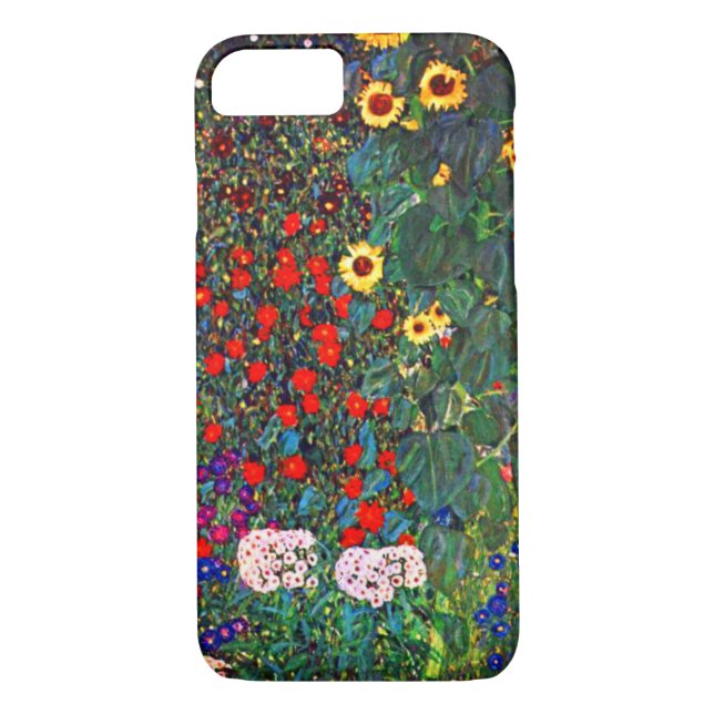  Gustav Klimt Flower Garden Case-Mate iPhone Case (Back)