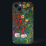 Gustav Klimt Flower Garden iPhone 13 Case<br><div class="desc">iPhone Case featuring Gustav Klimt’s oil painting Farm Garden with Sunflowers (1907). A beautiful garden of sunflowers and exquisite blue,  red,  purple,  pink,  and white flowers. A great gift for fans of Art Nouveau and Austrian art.</div>