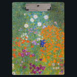Gustav Klimt - Flower Garden Clipboard<br><div class="desc">Flower Garden - Gustav Klimt in 1905-1907</div>