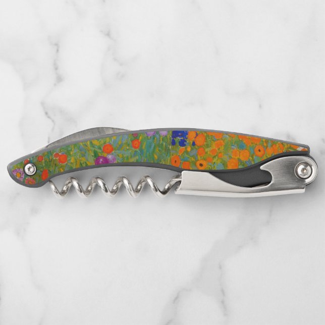 Gustav Klimt - Flower Garden Corkscrew (Back)