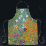 Gustav Klimt Flower Garden Cottage Nature Apron<br><div class="desc">A beautiful garden painting - this is a classic painting by Gustav Klimt,  called Cottage Garden,  or Bauergarten,  1907,  which is a close up of a flower garden,  a colourful floral painting.</div>