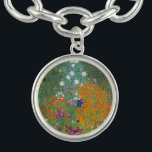 Gustav Klimt Flower Garden Cottage Nature Bracelet<br><div class="desc">A beautiful garden painting - this is a classic painting by Gustav Klimt,  called Cottage Garden,  or Bauergarten,  1907,  which is a close up of a flower garden,  a colourful floral painting.</div>