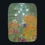 Gustav Klimt Flower Garden Cottage Nature Burp Cloth<br><div class="desc">A beautiful garden painting - this is a classic painting by Gustav Klimt,  called Cottage Garden,  or Bauergarten,  1907,  which is a close up of a flower garden,  a colourful floral painting.</div>