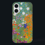 Gustav Klimt Flower Garden Cottage Nature iPhone 16 Case<br><div class="desc">A beautiful garden painting - this is a classic painting by Gustav Klimt,  called Cottage Garden,  or Bauergarten,  1907,  which is a close up of a flower garden,  a colourful floral painting.</div>