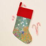 Gustav Klimt Flower Garden Cottage Nature Christmas Stocking<br><div class="desc">A beautiful garden painting - this is a classic painting by Gustav Klimt,  called Cottage Garden,  or Bauergarten,  1907,  which is a close up of a flower garden,  a colourful floral painting.</div>