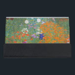 Gustav Klimt Flower Garden Cottage Nature Desk Business Card Holder<br><div class="desc">A beautiful garden painting - this is a classic painting by Gustav Klimt,  called Cottage Garden,  or Bauergarten,  1907,  which is a close up of a flower garden,  a colourful floral painting.</div>