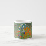 Gustav Klimt Flower Garden Cottage Nature Espresso Cup<br><div class="desc">A beautiful garden painting - this is a classic painting by Gustav Klimt,  called Cottage Garden,  or Bauergarten,  1907,  which is a close up of a flower garden,  a colourful floral painting.</div>
