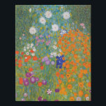 Gustav Klimt Flower Garden Cottage Nature Faux Canvas Print<br><div class="desc">A beautiful garden painting - this is a classic painting by Gustav Klimt,  called Cottage Garden,  or Bauergarten,  1907,  which is a close up of a flower garden,  a colourful floral painting.</div>