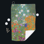 Gustav Klimt Flower Garden Cottage Nature Golf Towel<br><div class="desc">A beautiful garden painting - this is a classic painting by Gustav Klimt,  called Cottage Garden,  or Bauergarten,  1907,  which is a close up of a flower garden,  a colourful floral painting.</div>