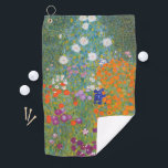 Gustav Klimt Flower Garden Cottage Nature Golf Towel<br><div class="desc">A beautiful garden painting - this is a classic painting by Gustav Klimt,  called Cottage Garden,  or Bauergarten,  1907,  which is a close up of a flower garden,  a colourful floral painting.</div>