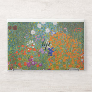 Gustav Klimt Flower Garden Cottage Nature HP Laptop Skin