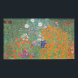 Gustav Klimt Flower Garden Cottage Nature Name Tag<br><div class="desc">A beautiful garden painting - this is a classic painting by Gustav Klimt,  called Cottage Garden,  or Bauergarten,  1907,  which is a close up of a flower garden,  a colourful floral painting.</div>