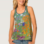 Gustav Klimt Flower Garden Cottage Nature Singlet<br><div class="desc">A beautiful garden painting - this is a classic painting by Gustav Klimt,  called Cottage Garden,  or Bauergarten,  1907,  which is a close up of a flower garden,  a colourful floral painting.</div>