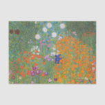 Gustav Klimt Flower Garden Cottage Nature Tissue Paper<br><div class="desc">A beautiful garden painting - this is a classic painting by Gustav Klimt,  called Cottage Garden,  or Bauergarten,  1907,  which is a close up of a flower garden,  a colourful floral painting.</div>