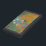 Gustav Klimt Flower Garden Cottage Nature Trifold Wallet<br><div class="desc">A beautiful garden painting - this is a classic painting by Gustav Klimt,  called Cottage Garden,  or Bauergarten,  1907,  which is a close up of a flower garden,  a colourful floral painting.</div>