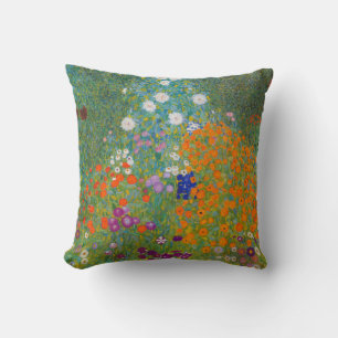 Gustav Klimt - Flower Garden Cushion