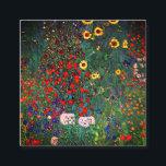 Gustav Klimt Flower Garden Enclosure Card<br><div class="desc">Enclosure Cards featuring Gustav Klimt’s oil painting Farm Garden with Sunflowers (1907). A beautiful garden of sunflowers and exquisite blue,  red,  purple,  pink,  and white flowers. A great gift for fans of Art Nouveau and Austrian art.</div>