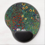 Gustav Klimt Flower Garden Gel Mouse Pad<br><div class="desc">Gel Mouse Pad featuring Gustav Klimt’s painting Farm Garden with Sunflowers (1907). A beautiful garden of sunflowers and exquisite blue,  red,  purple,  pink,  and white flowers. A great gift for fans of Art Nouveau and Austrian art.</div>