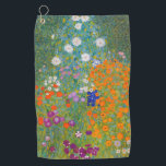 Gustav Klimt - Flower Garden Golf Towel<br><div class="desc">Flower Garden - Gustav Klimt in 1905-1907</div>