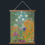 Gustav Klimt - Flower Garden Hanging Tapestry<br><div class="desc">Flower Garden - Gustav Klimt in 1905-1907</div>