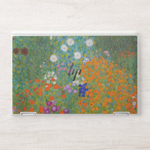Gustav Klimt - Flower Garden HP Laptop Skin