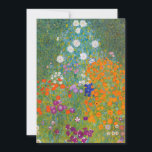 Gustav Klimt - Flower Garden Invitation<br><div class="desc">Flower Garden - Gustav Klimt in 1905-1907</div>