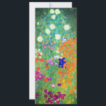 Gustav Klimt Flower Garden Invitation<br><div class="desc">Card featuring Gustav Klimt’s oil painting Flower Garden (1906). A beautiful garden of purple,  red,  white,  blue,  and orange flowers. A great gift for fans of Art Nouveau and Austrian art.</div>