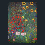 Gustav Klimt Flower Garden iPad Pro Cover<br><div class="desc">iPad Cover featuring Gustav Klimt’s oil painting Farm Garden with Sunflowers (1907). A beautiful garden of sunflowers and exquisite blue,  red,  purple,  pink,  and white flowers. A great gift for fans of Art Nouveau and Austrian art.</div>
