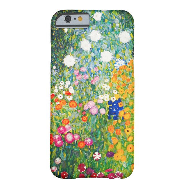 Gustav Klimt Flower Garden iPhone 6 case (Back)