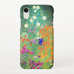 Gustav Klimt Flower Garden iPhone Case<br><div class="desc">iPhone Case featuring Gustav Klimt’s oil painting Flower Garden (1906). A beautiful garden of purple,  red,  white,  blue,  and orange flowers. A great gift for fans of Art Nouveau and Austrian art.</div>