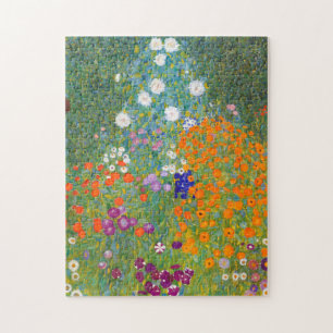 Gustav Klimt: Flower Garden Jigsaw Puzzle