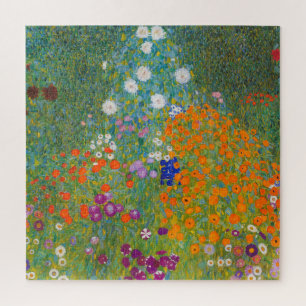 Gustav Klimt - Flower Garden Jigsaw Puzzle