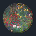 Gustav Klimt Flower Garden Magnet<br><div class="desc">Magnet featuring Gustav Klimt’s oil painting Farm Garden with Sunflowers (1907). A beautiful garden of sunflowers and exquisite blue,  red,  purple,  pink,  and white flowers. A great gift for fans of Art Nouveau and Austrian art.</div>