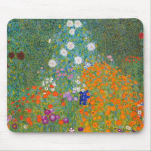 Gustav Klimt - Flower Garden Mouse Pad