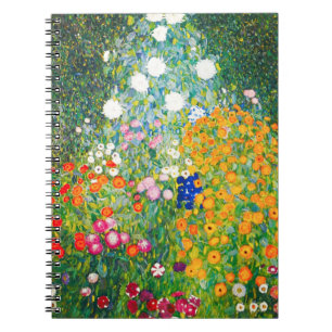 Gustav Klimt Flower Garden Notebook