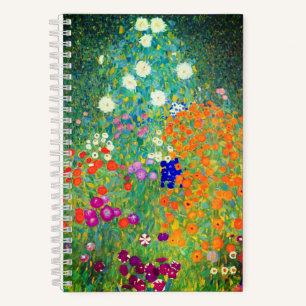 Gustav Klimt Flower Garden Notebook