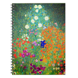 Gustav Klimt Flower Garden Notebook