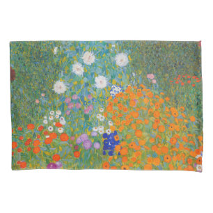 Gustav Klimt - Flower Garden Pillowcase