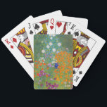 Gustav Klimt - Flower Garden Playing Cards<br><div class="desc">Flower Garden - Gustav Klimt in 1905-1907</div>